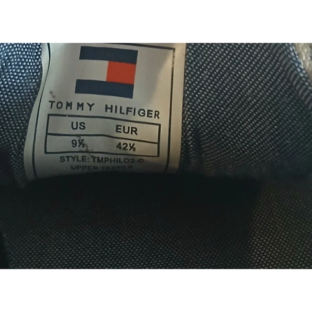 Tommy Hilfiger Men’s Size 9.5 Canvas Boat Shoes Tan Lace Up Casual Deck